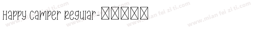 Happy Camper Regular字体转换